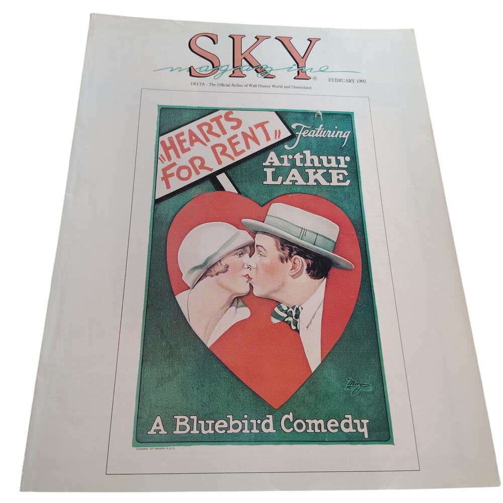 Delta SKY In-Flight Magazine February 1992 - Movie Posters Sports Edition